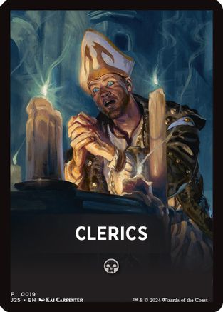 Clerics Theme Card (J25-019) - token