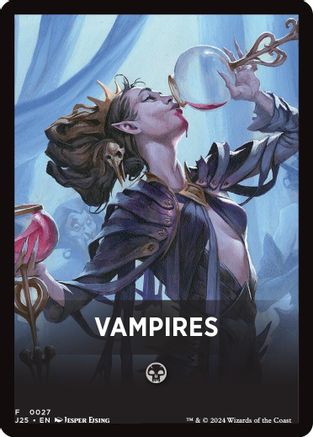 Vampires Theme Card (J25-027) - token