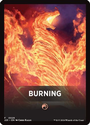 Burning Theme Card (J25-029) - token