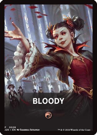 Bloody Theme Card (J25-028) - token
