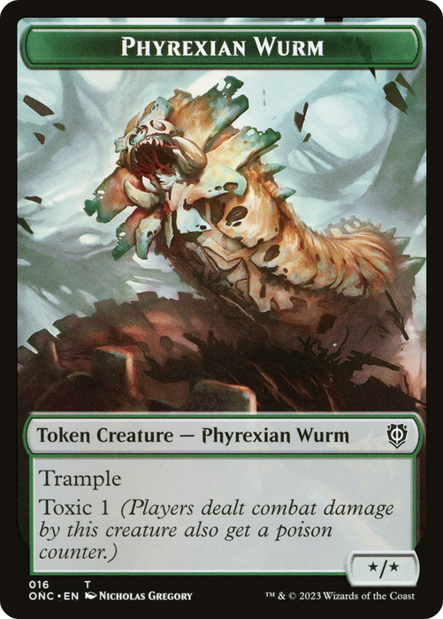 Phyrexian Wurm (TONC-016) - common