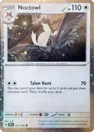 Noctowl (127/162) - SSVPC  - Promo - Holofoil