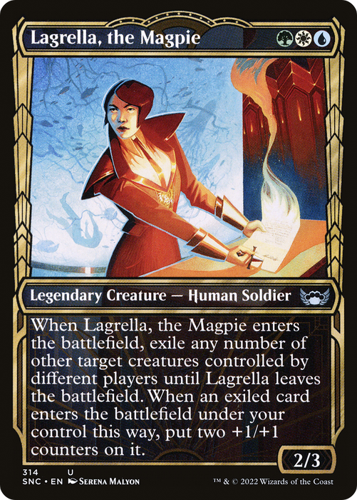 Lagrella, the Magpie (SNC-314) - uncommon: (Showcase) - Foil
