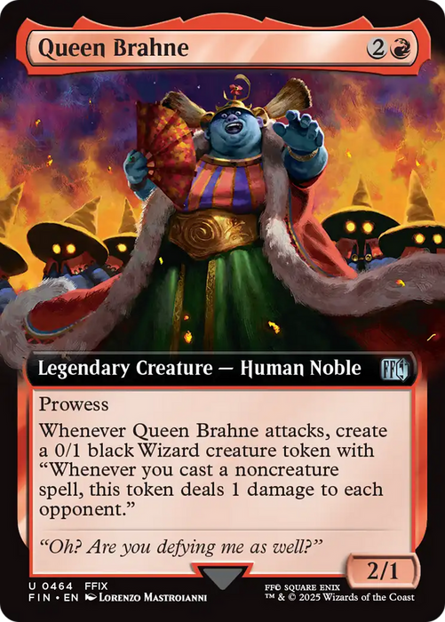 Queen Brahne (Extended Art) (FIN-464) - uncommon