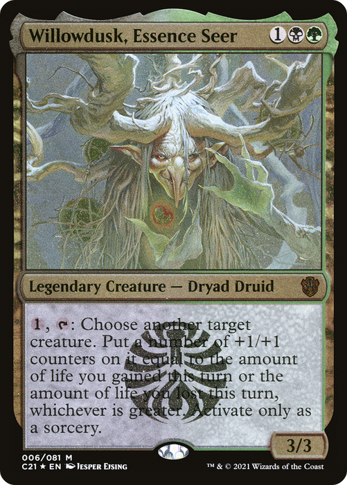 Willowdusk, Essence Seer (C21-006) - mythic - Etched Foil