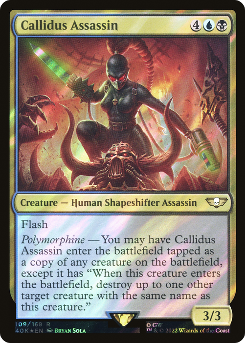 Callidus Assassin (40K-109★) - rare - Foil