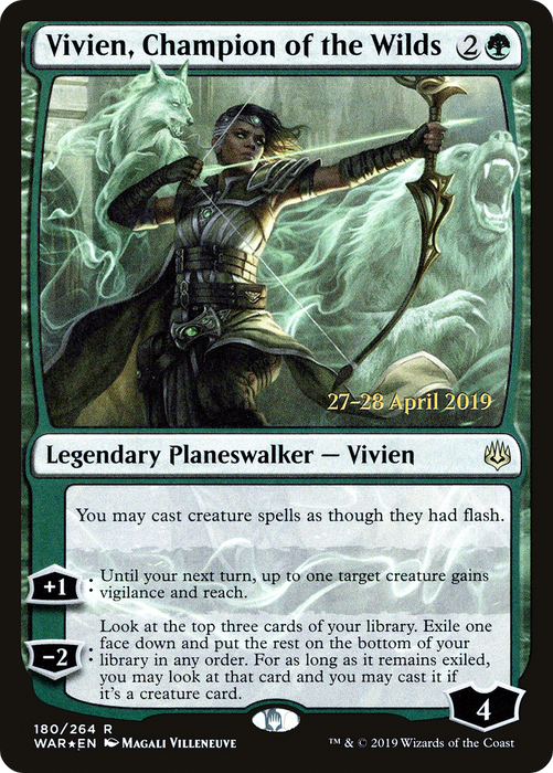 Vivien, Champion of the Wilds (PRE-180S) - rare - Foil