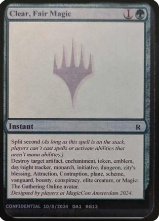 Clear, Fair Magic (-) - promo