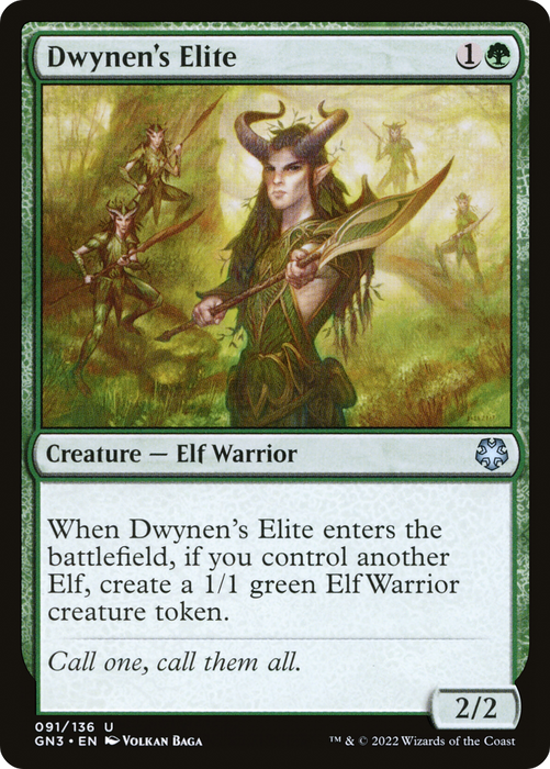 Dwynen's Elite (GN3-091) - uncommon