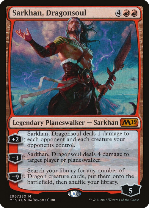 Sarkhan, Dragonsoul (M19-296) - mythic - Foil