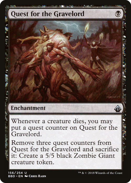 Quest for the Gravelord (BBD-156) - uncommon - Foil