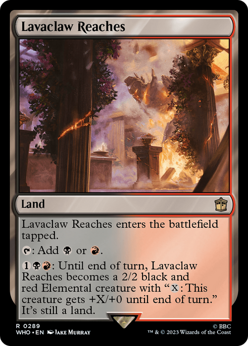 Lavaclaw Reaches (WHO-289) - rare - Foil