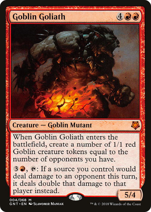 Goblin Goliath (GNT-004) - mythic