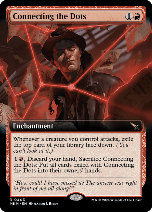 Connecting the Dots (MKM-403) - rare: (Extended Art) - Foil