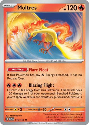 Moltres (146/165) - DE  - Rare