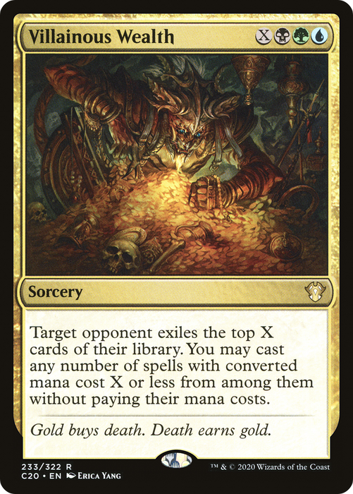 Villainous Wealth (C20-233) - rare