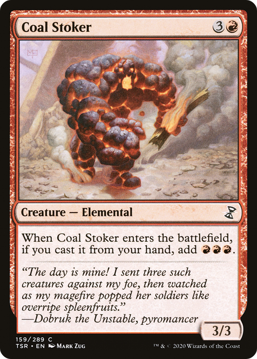 Coal Stoker (TSR-159) - common - Foil