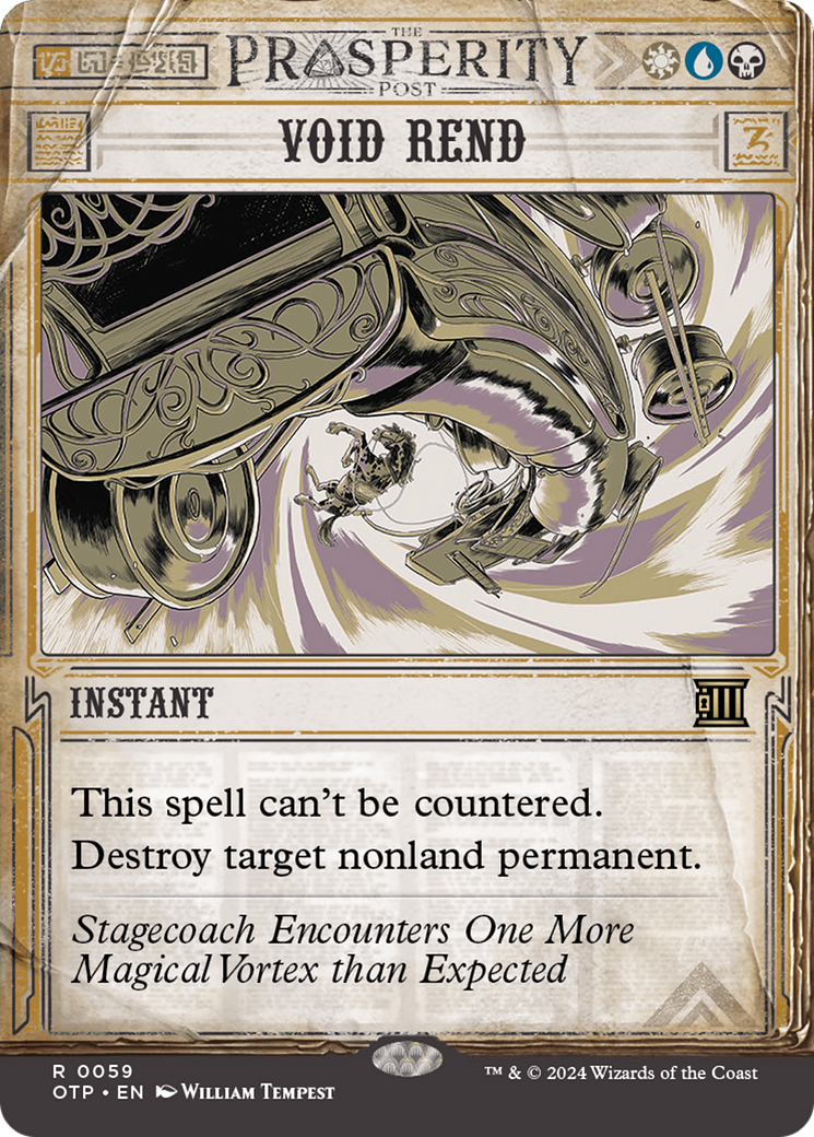 Void Rend (OTP-059) - rare: (Showcase) (Borderless)