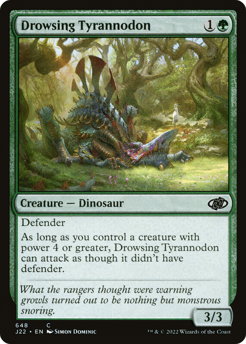 Drowsing Tyrannodon (J22-648) - common