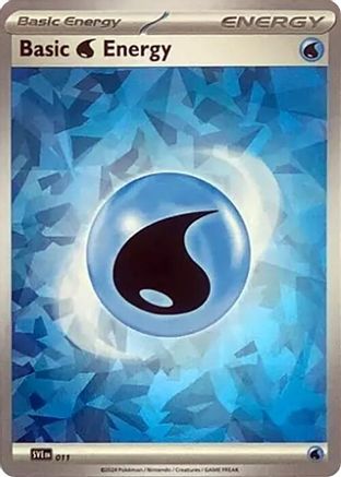 Basic Water Energy (Cracked Ice Holo) (011) - SSC  - Common - Holofoil