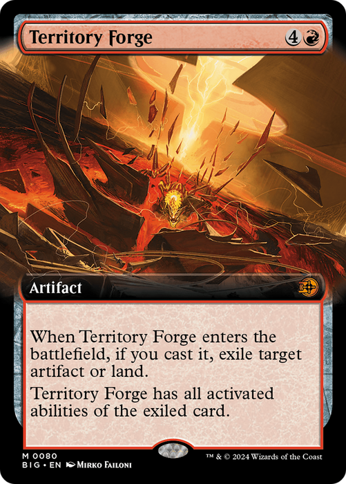 Territory Forge (BIG-080) - mythic: (Extended Art)