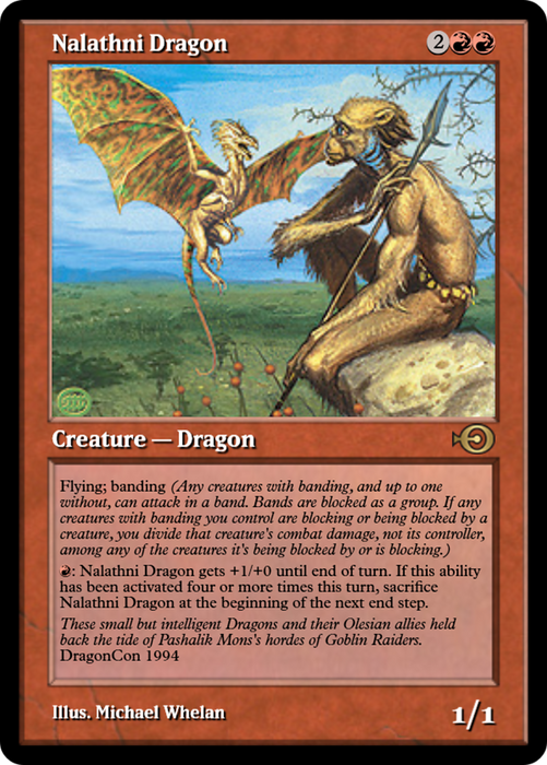 Nalathni Dragon (PRM-35956) - rare - Foil