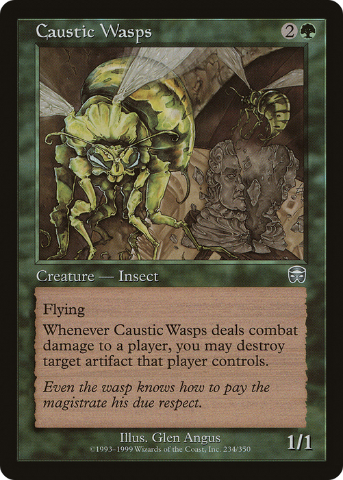 Caustic Wasps (MMQ-234) - uncommon - Foil