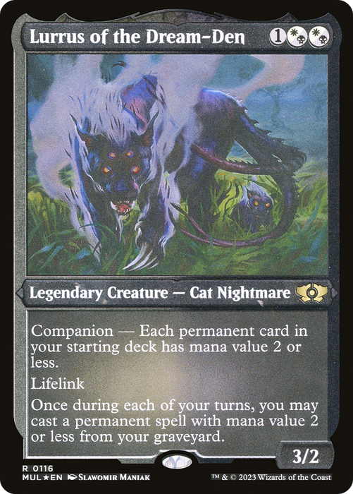 Lurrus of the Dream-Den (MUL-116) - rare: (companion) - Etched Foil