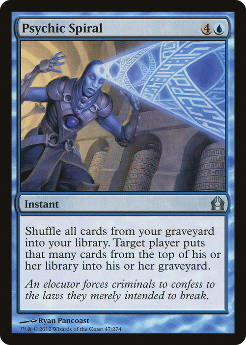 Psychic Spiral (RTR-047) - uncommon - Foil