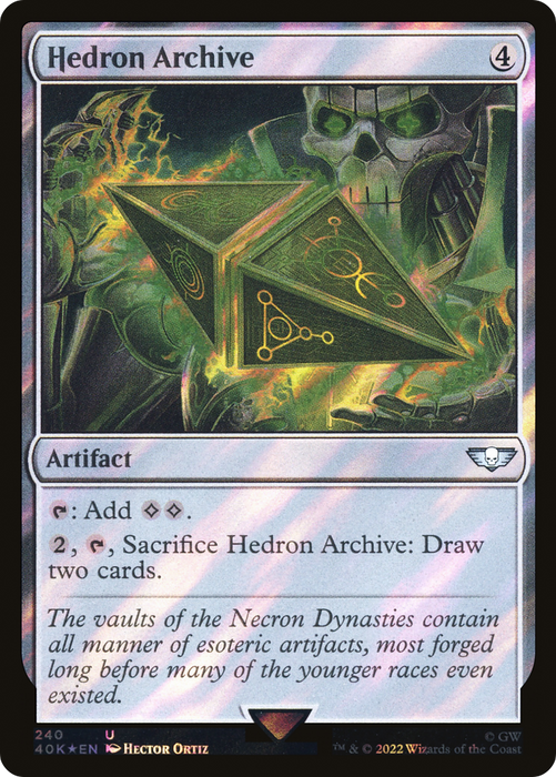 Hedron Archive (40K-240★) - uncommon - Foil