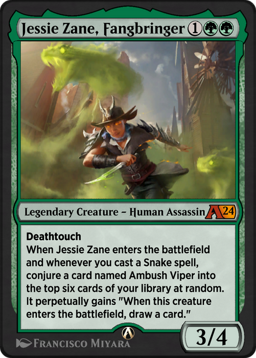 Jessie Zane, Fangbringer (YOTJ-017) - mythic