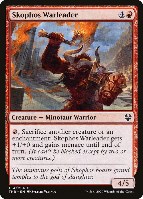 Skophos Warleader (THB-154) - common - Foil