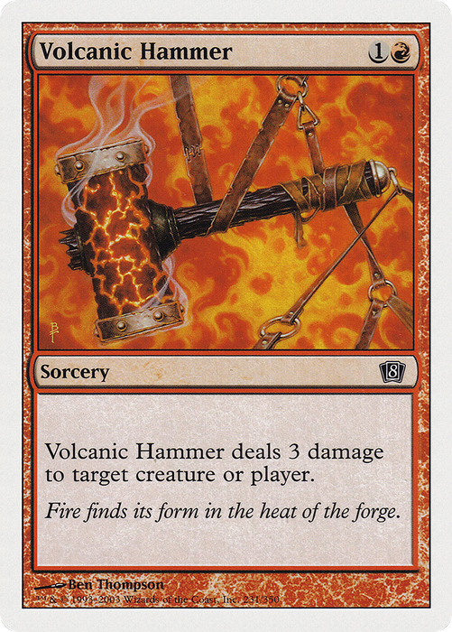 Volcanic Hammer (8ED-231) - common