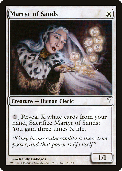 Martyr of Sands (CSP-015) - common - Foil