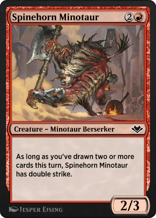 Spinehorn Minotaur (J21-516) - common