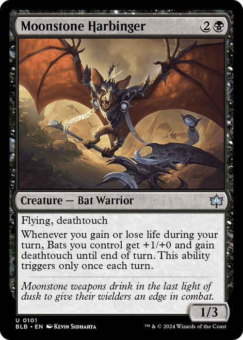 Moonstone Harbinger (BLB-101) - uncommon