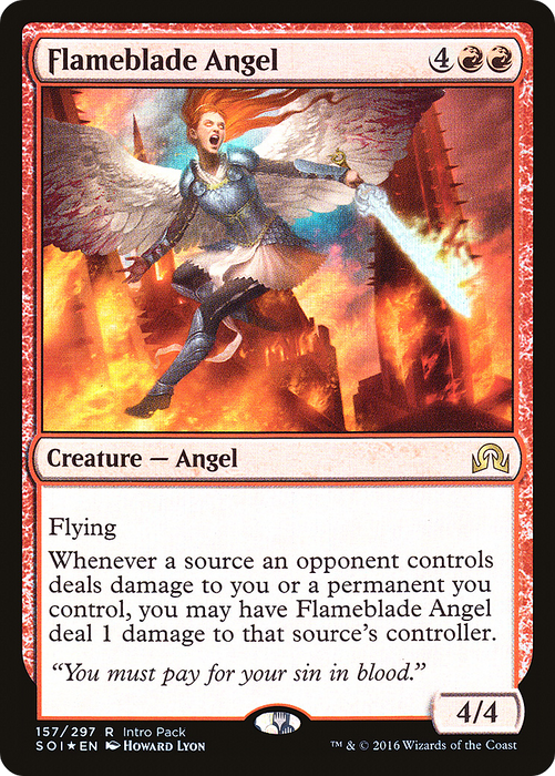 Flameblade Angel (UMP-157) - rare - Foil