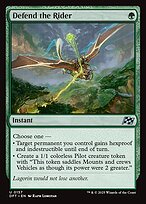 Defend the Rider (DFT-157) - uncommon
