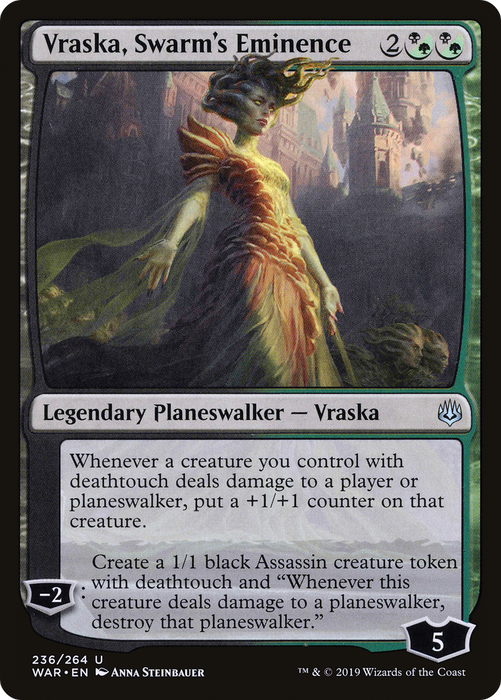 Vraska, Swarm's Eminence (WAR-236) - uncommon - Foil