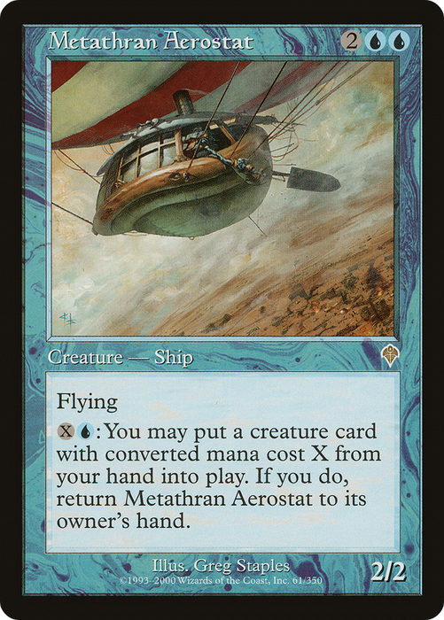 Metathran Aerostat (INV-061) - rare - Foil