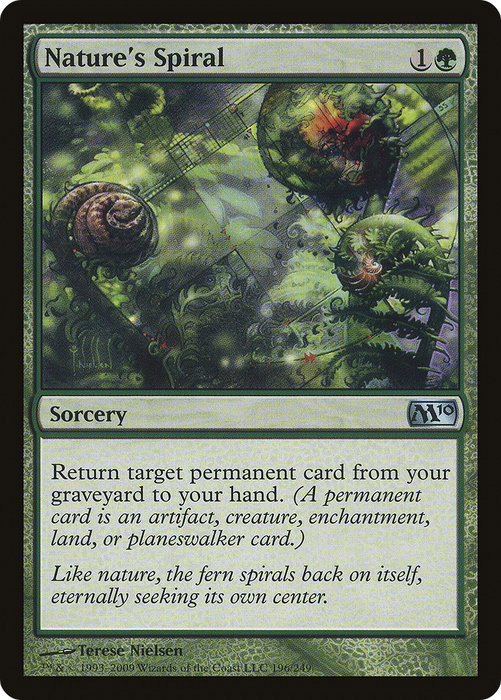 Nature's Spiral (M10-196) - uncommon