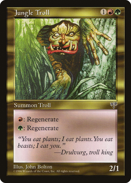 Jungle Troll (MIR-269) - uncommon