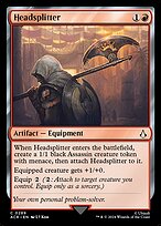 Headsplitter (ACR-289) - common