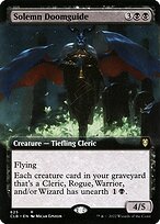 Solemn Doomguide (CLB-625) - rare: (Extended Art)