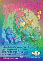 Goblin Matron (SLD-1312★) - rare (Borderless) - Foil