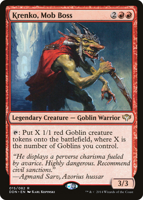 Krenko, Mob Boss (DDN-015) - rare