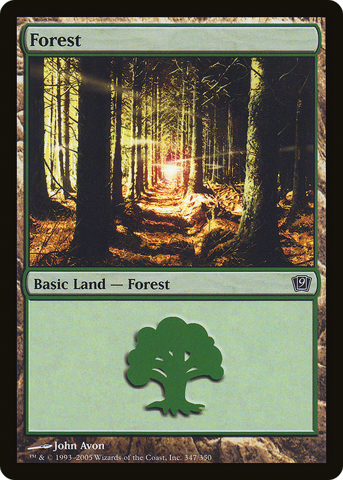 Forest (9ED-347★) - common - Foil