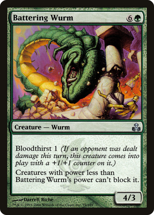 Battering Wurm (GPT-079) - uncommon