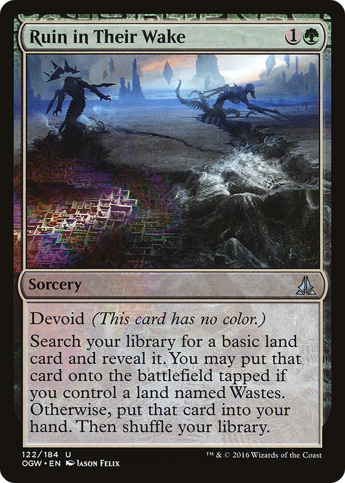 Ruin in Their Wake (OGW-122) - uncommon: (devoid)