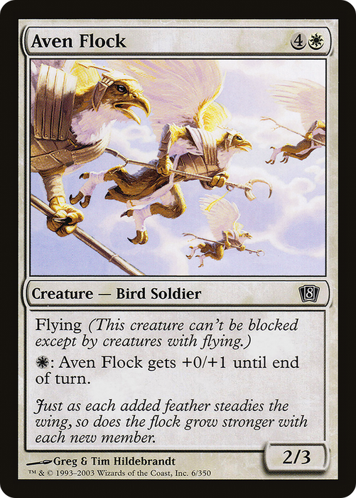Aven Flock (8ED-06★) - common - Foil